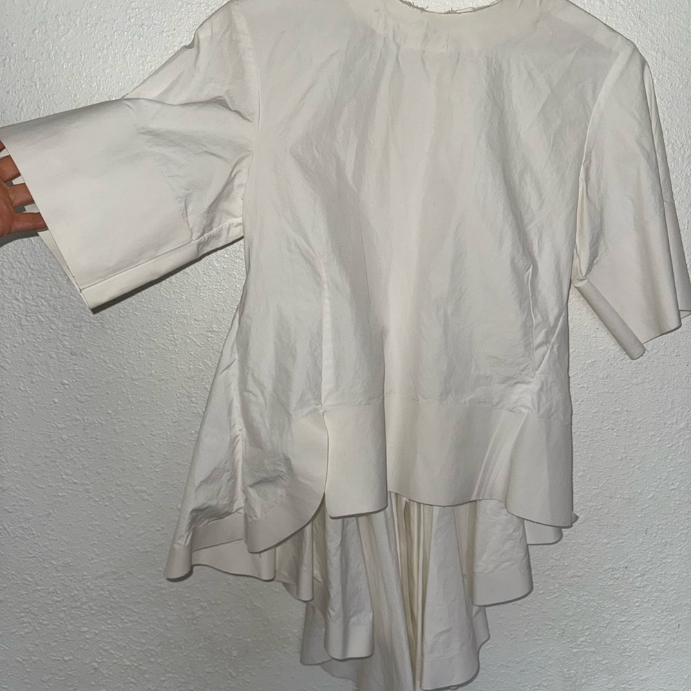 Celine White Blouse